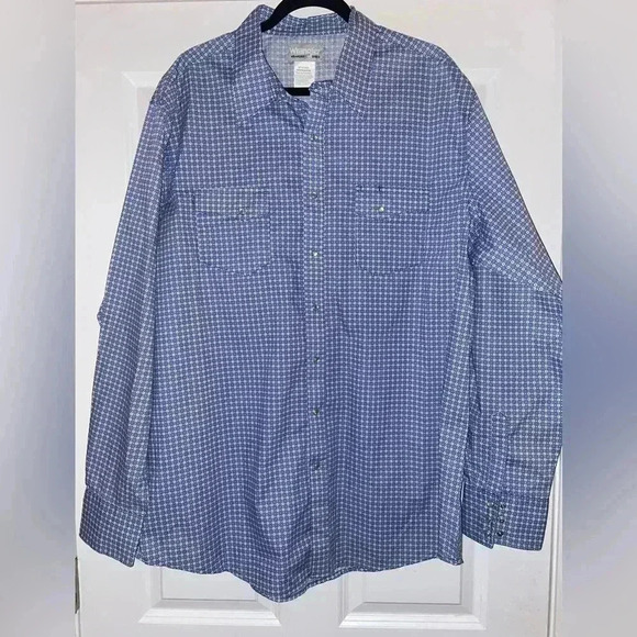 Wranglers Men’s 2X Tall Button Down Shirt - Picture 1 of 7